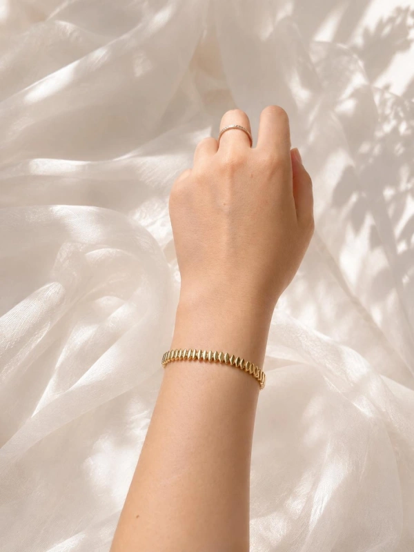 SARMAL HALKALI GOLD BİLEKLİK