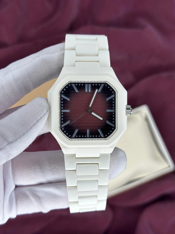 ANALOG KEMİK KORDON BEYAZ KOL SAATİ