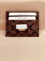 MONOGRAM CAMEL-KAHVE KARTLIK