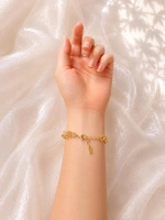 KLASİK HALKA ZİNCİR GOLD BİLEKLİK