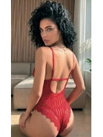 ŞERİT DANTEL DETAYLI TRANSPARAN BODY