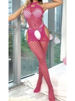 PEMBE DEKOLTELİ VÜCUT ÇORABI