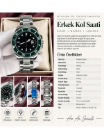 DAYTONA KRONOGRAF SİYAH KARDAN ERKEK KOL SAATİ