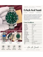 DAYTONA KRONOGRAF FUL YEŞİL KARDAN ERKEK KOL SAATİ