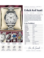 BEYAZ KADRAN  OTOMATİK ERKEK KOL SAATİ