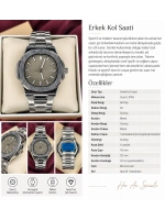 PATEK PHİLİPPE SÜT KAHVESİ KADRAN ERKEK KOL SAATİ