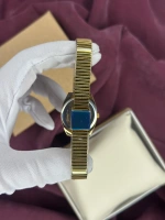 KARE KASA YEŞİL KADRAN GOLD KADIN KOL SAATİ