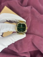 KARE KASA YEŞİL KADRAN GOLD KADIN KOL SAATİ