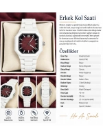 ANALOG KEMİK KORDON BEYAZ KOL SAATİ