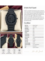ANALOG KEMİK KORDON SİYAH KOL SAATİ