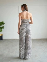 BOHEM DESEN CROP PANTOLAN TAKIM