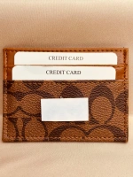 MONOGRAM CAMEL-KAHVE KARTLIK