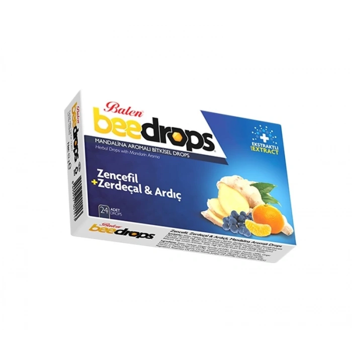 Balen Beedrops Zencefil+Zerdeçal-Ardıç Mandalina Aromalı Drops