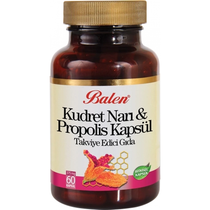 BALEN Kudret Narı & Propolis Kapsül Takviye Edici Gıda
