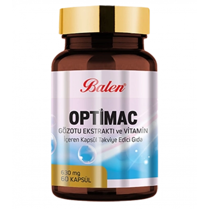 BALEN Optimac Gözotu Ekstraktı ve Vitamin İçeren Kapsül