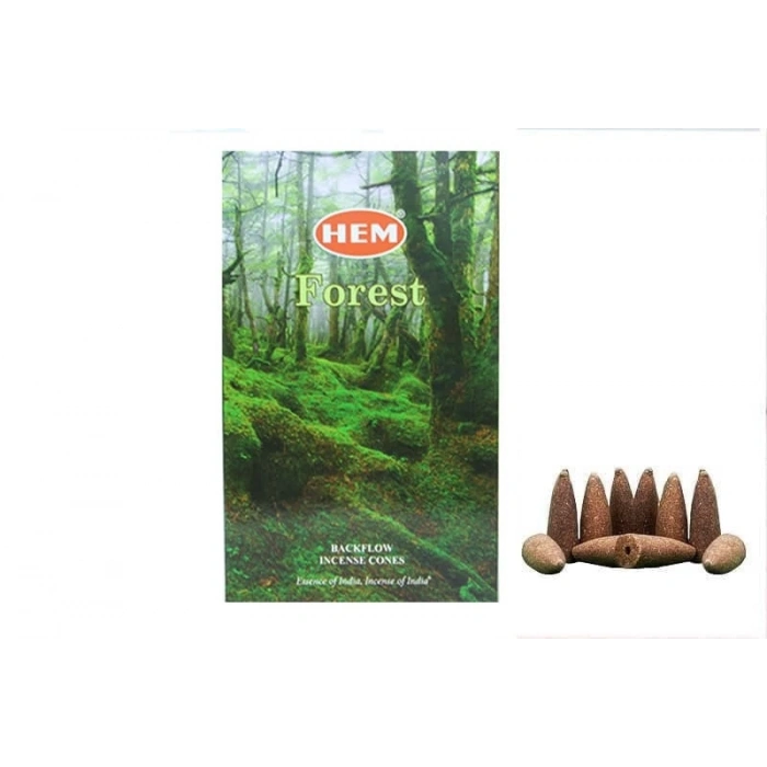 Hem FOREST (Orman) Geri Akış Konik Tütsü 10 Adet