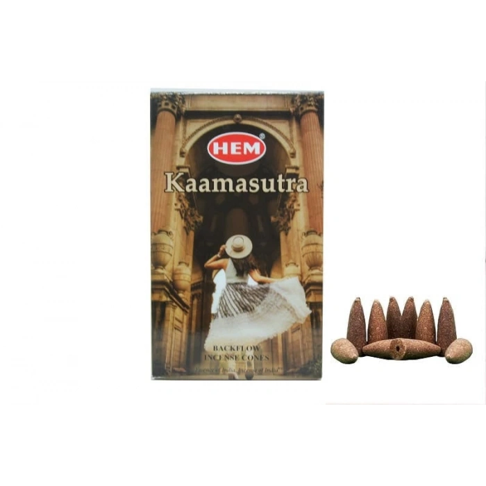Hem Kamasutra Geri Akış Konik Tütsü 10 Adet