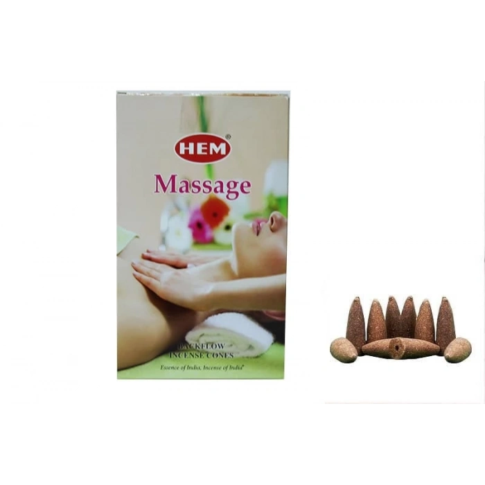 Hem Massage Geri Akış Konik Tütsü 10 Adet