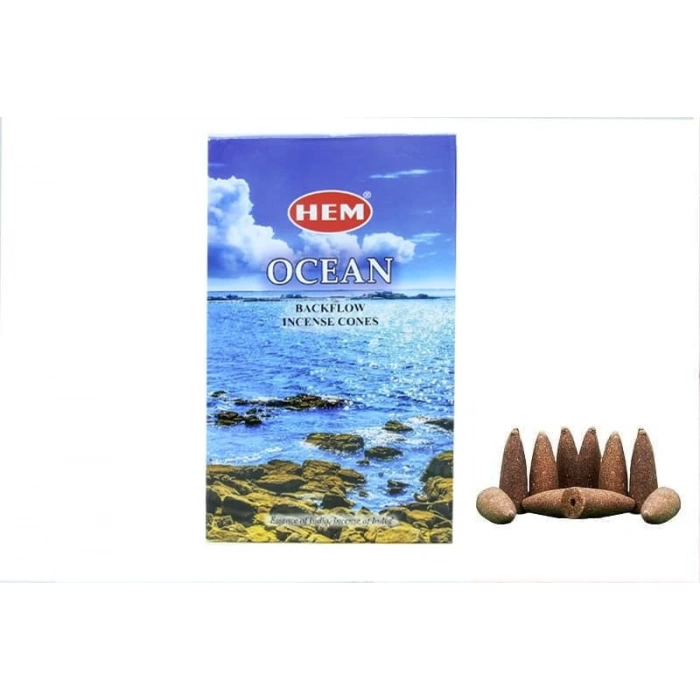 Hem OCEAN Geri Akış Konik Tütsü 10 Adet