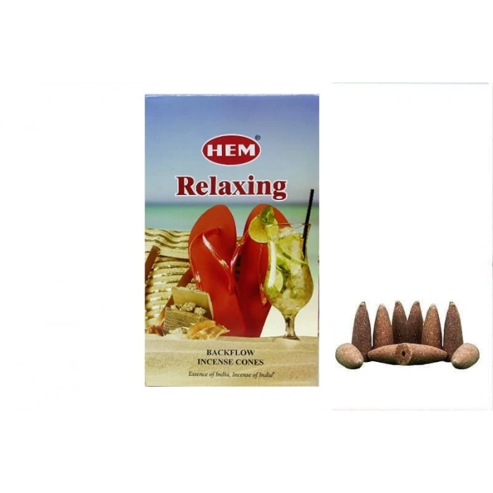 Hem RELAXİNG Geri Akış Konik Tütsü 10 Adet