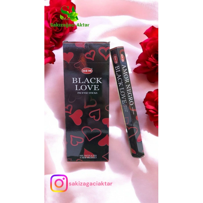 Hem Tütsü Black Love 20 Çubuk