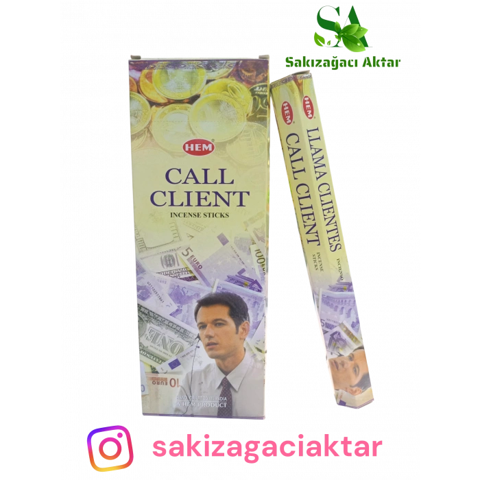 Hem Tütsü Call client 20 Çubuk