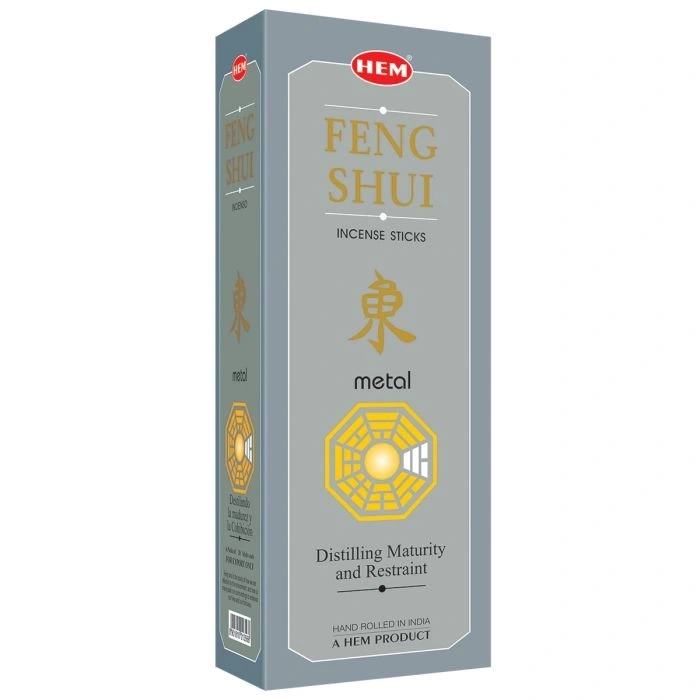 Hem Tütsü Feng Shui Metal (Olgunluk ve Kısıtlamanın Damıtılması) 20 Çubuk