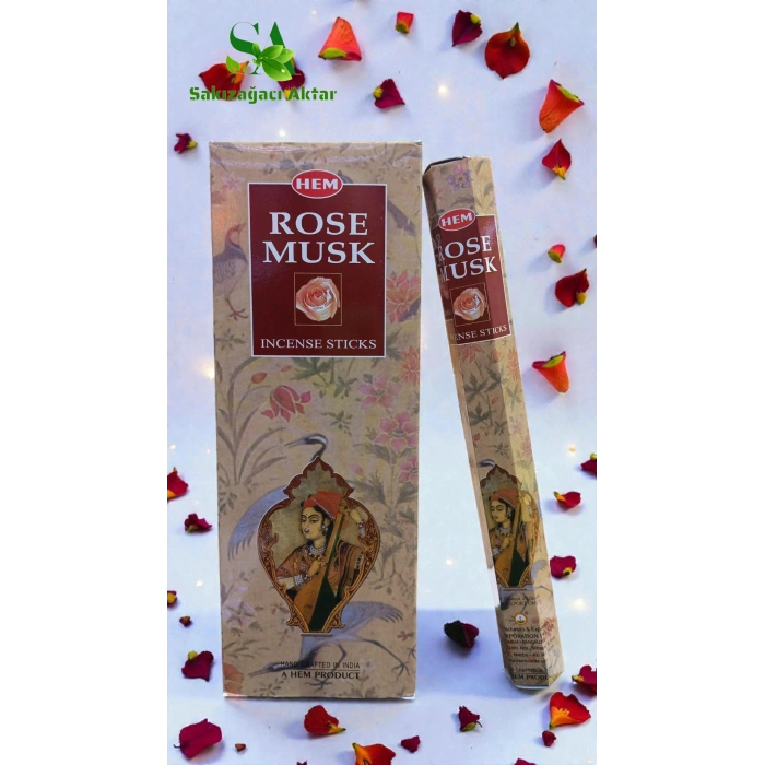 Hem Tütsü Rose - Musk 20 Çubuk