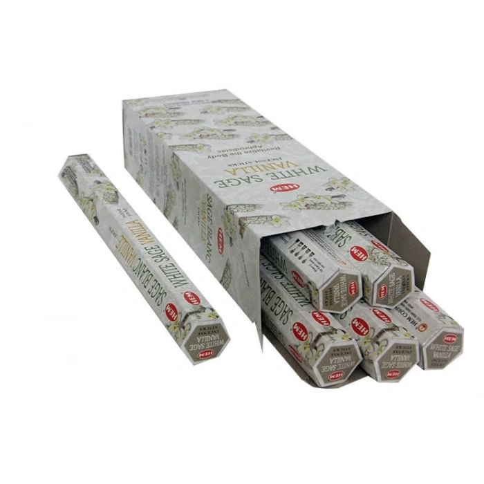 Hem White Sage & Vanilya Tütsü 20 Çubuk