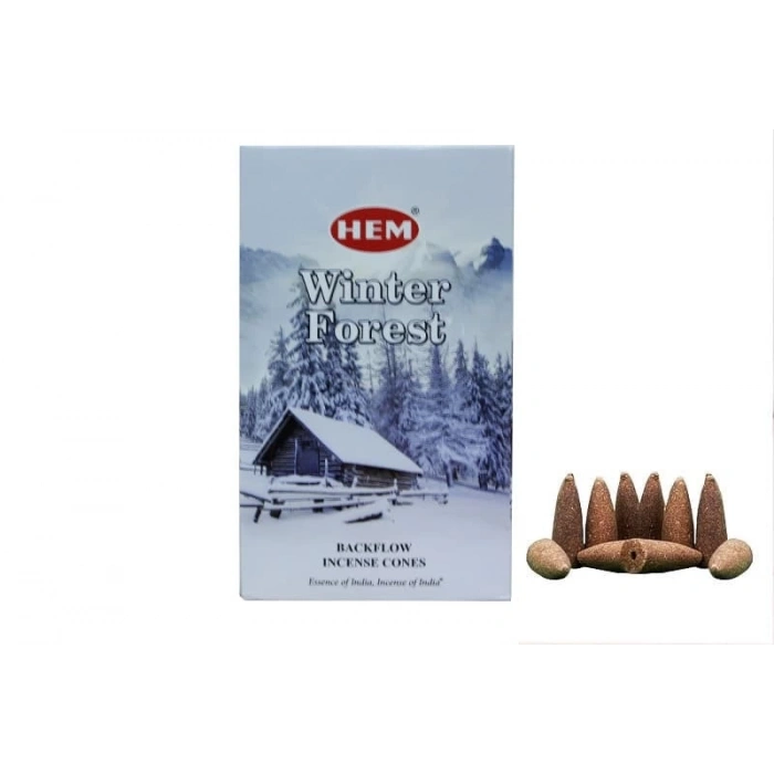 Hem Winter Forest Geri Akış Konik Tütsü 10 Adet