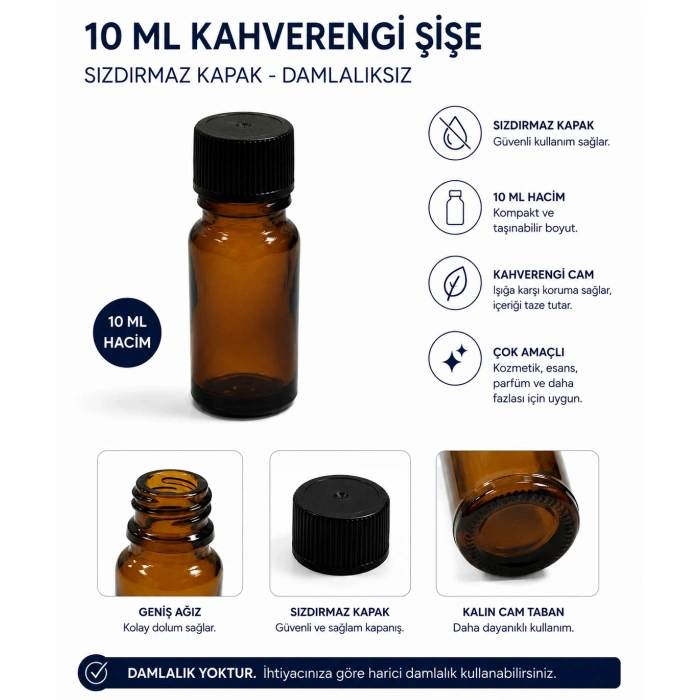 Kahverengi Şişe 10 ML