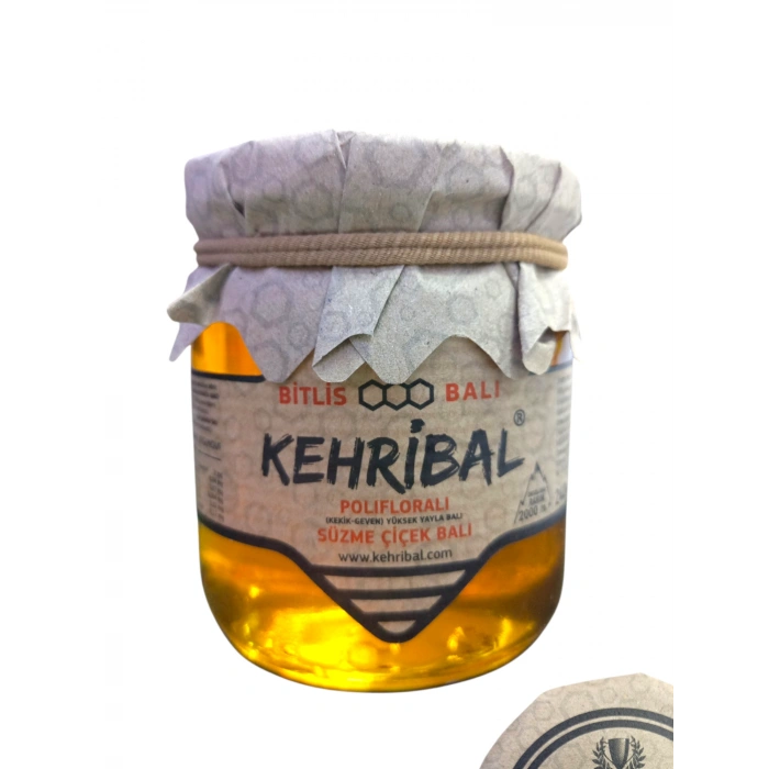 Kehribal Süzme Çiçek Balı 460 Gr