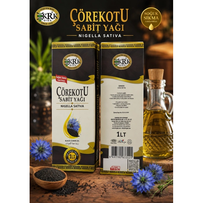 Krk Gıda Çörekotu Yağı 1 KG