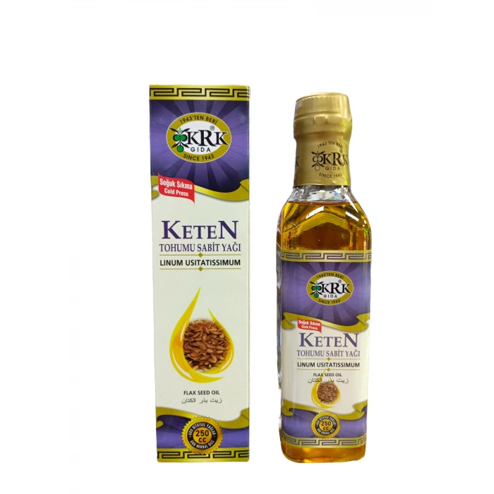 Krk Gıda Keten Tohumu Yağı 250 ML