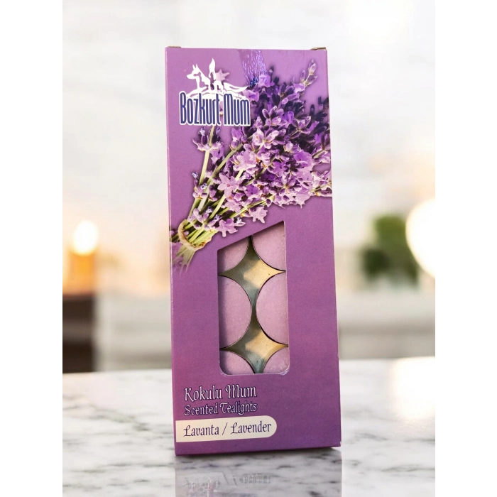 Lavanta Kokulu Mum Tea Light 10lu