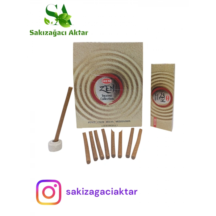 El Yapımı Zen Relax Tütsü 25 Gr