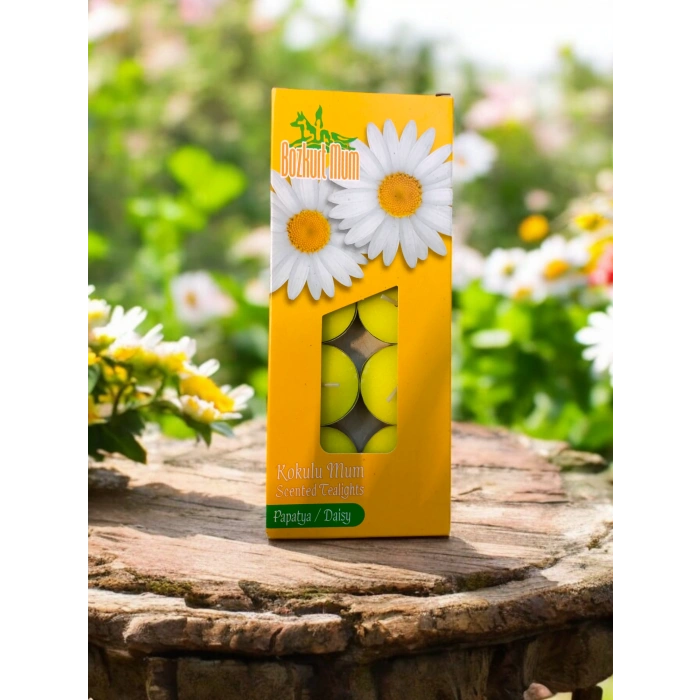 Papatya Kokulu Mum Tea Light 10lu