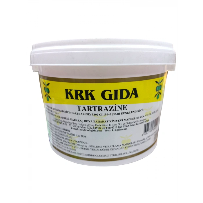 Sarı Gıda Boyası Toz Tartrazine E 102