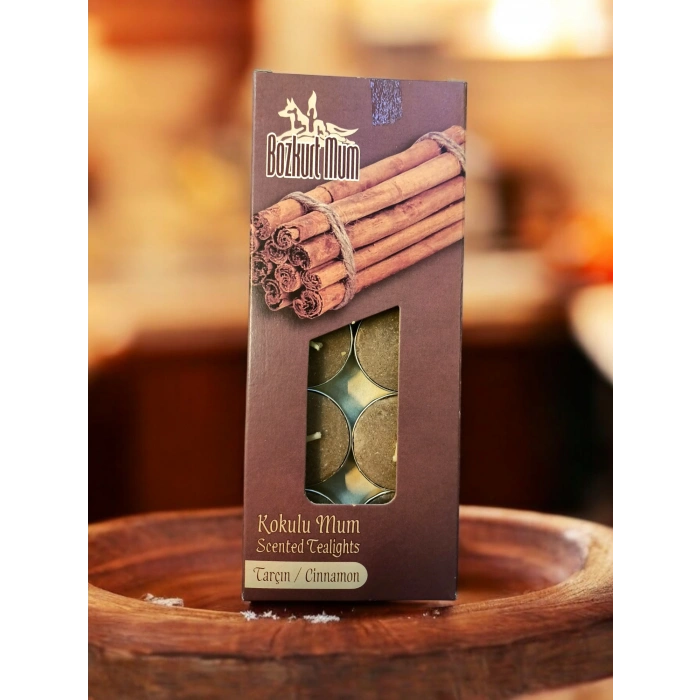 Tarçın Kokulu Mum Tea Light 10lu