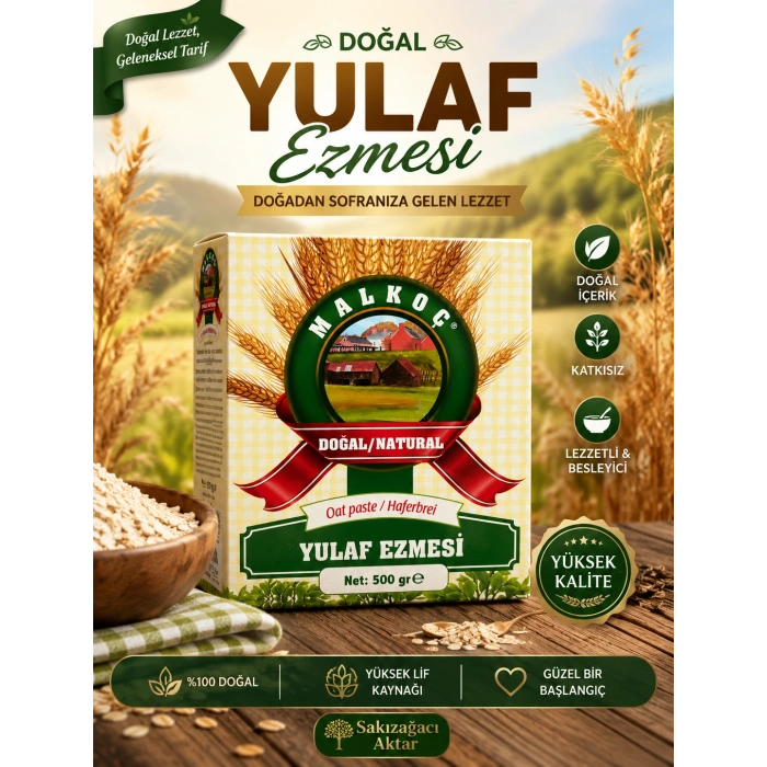 Yulaf Ezmesi 500 Gr