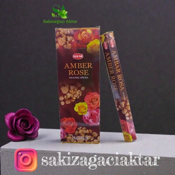 Hem Tütsü Amber-Gül 20 Çubuk
