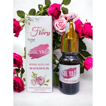 Flory Gül Yağı 10 ML (Saf Yakın)