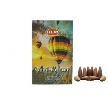 Hem Good Fortune Geri Akış Konik Tütsü 10 Adet