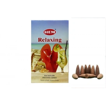 Hem RELAXİNG Geri Akış Konik Tütsü 10 Adet