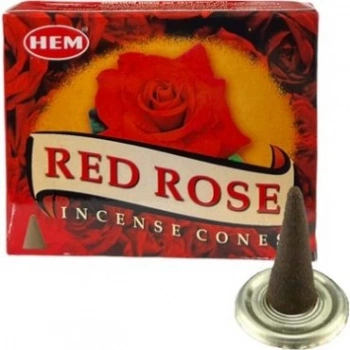 Hem Rose (Gül) Konik Tütsü 10’lu Paket