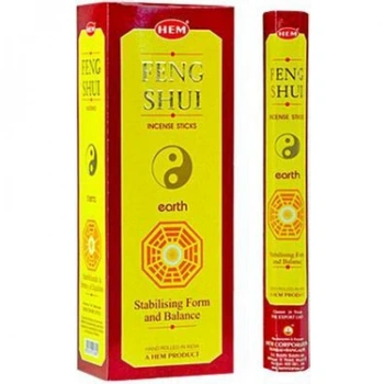 Hem Tütsü Feng Shui Earth (Form ve dengeyi stabilize etmek) 20 Çubuk