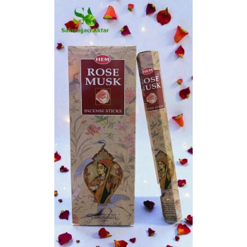 Hem Tütsü Rose - Musk 20 Çubuk