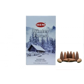 Hem Winter Forest Geri Akış Konik Tütsü 10 Adet