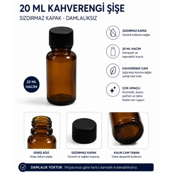 Kahverengi Şişe 20 ML