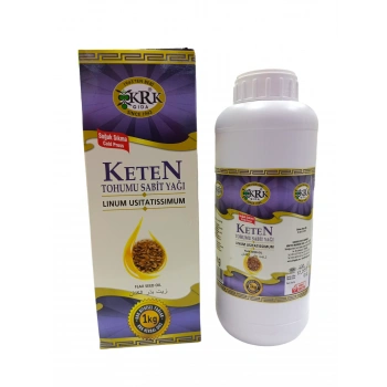 Krk Gıda Keten Tohumu Yağı 1 Kg